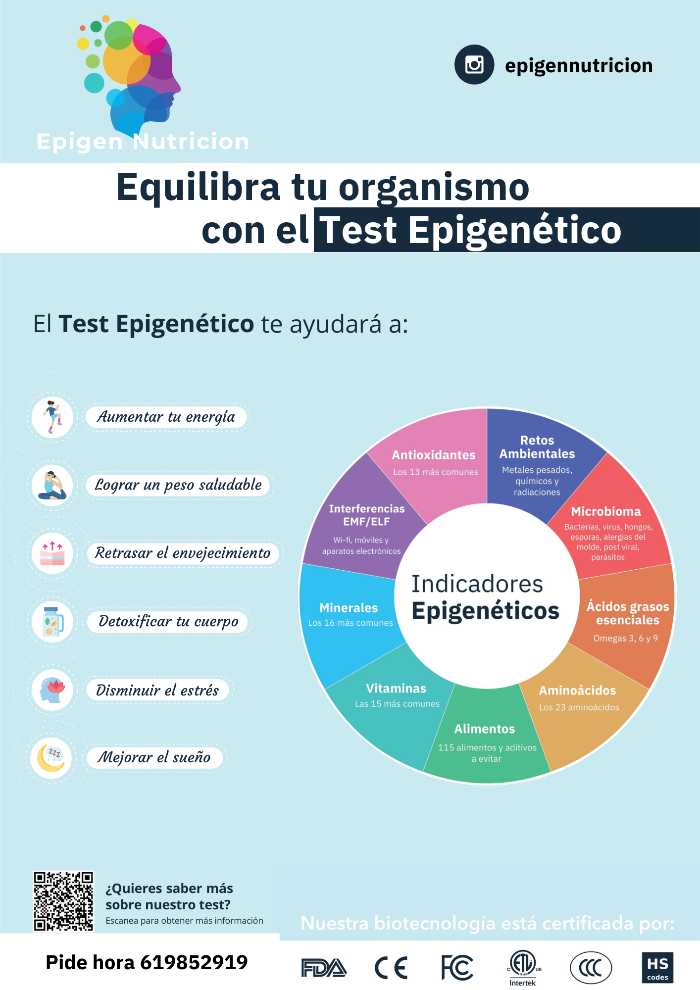 informacion sobre test epigenetico